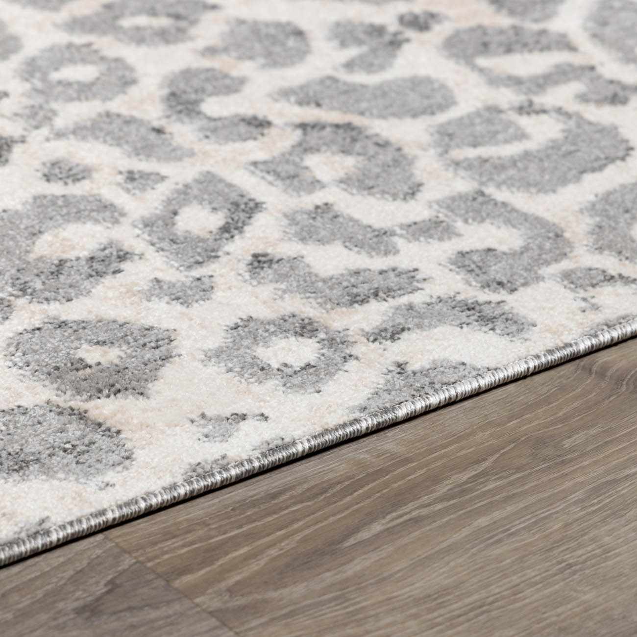 Beige Liversedge Leopard Print Area Rug - Ornate Home