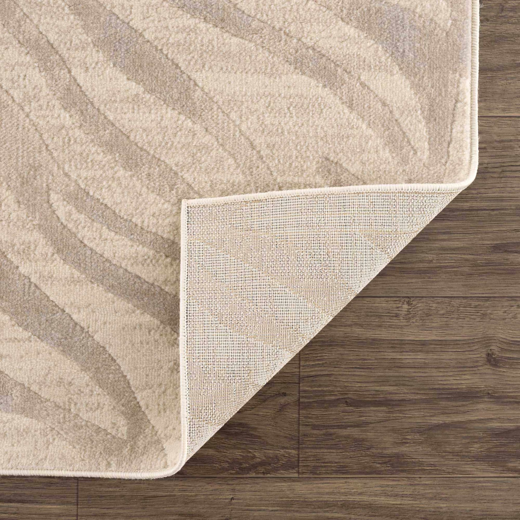 Beige Manteca Zebra Print Area Rug - Ornate Home