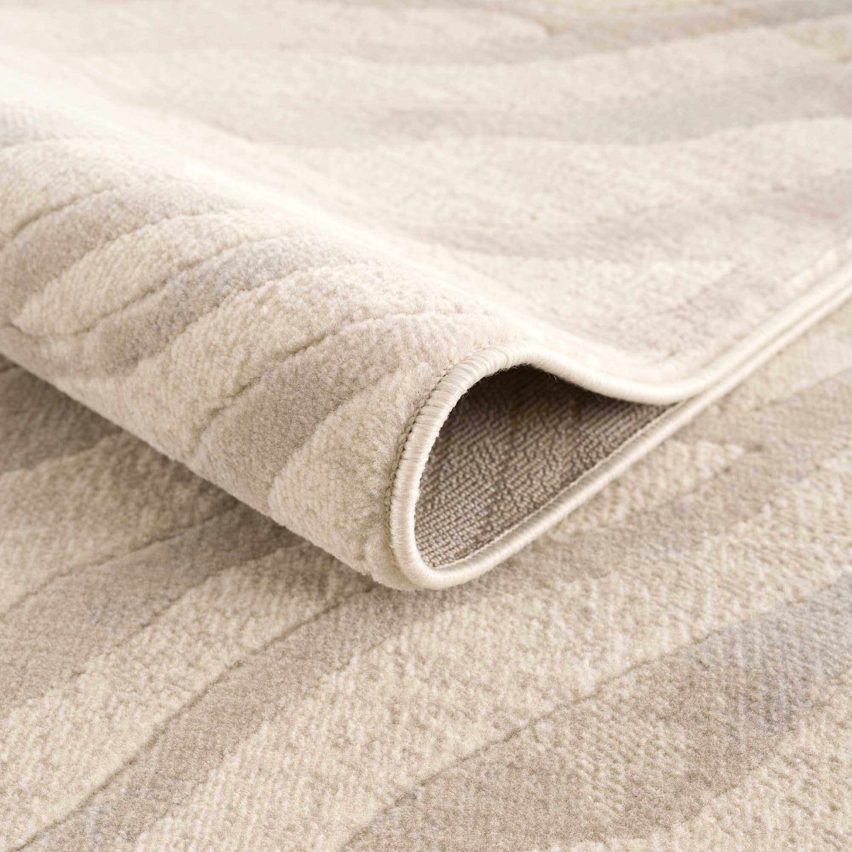 Beige Manteca Zebra Print Area Rug - Ornate Home