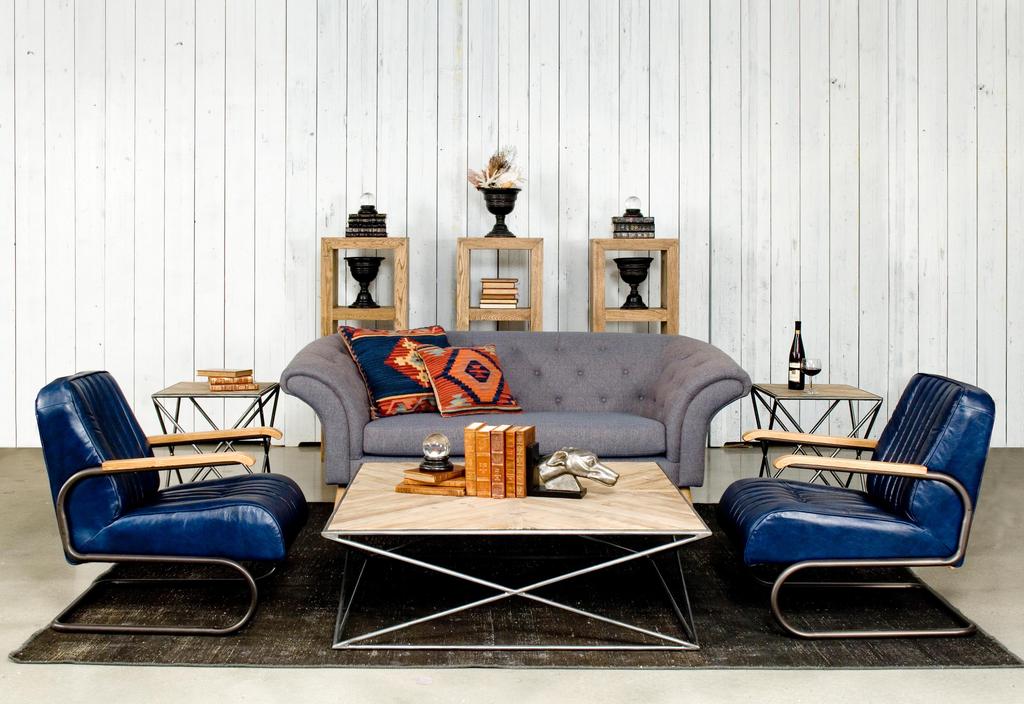 Bel-Air Blue Arm Chair - Ornate Home