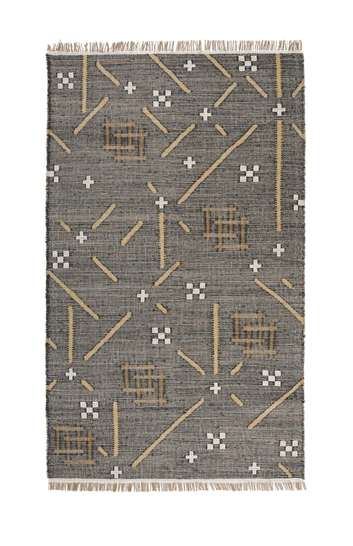 Belfast Caviar Black Multi 5'x8' Rug