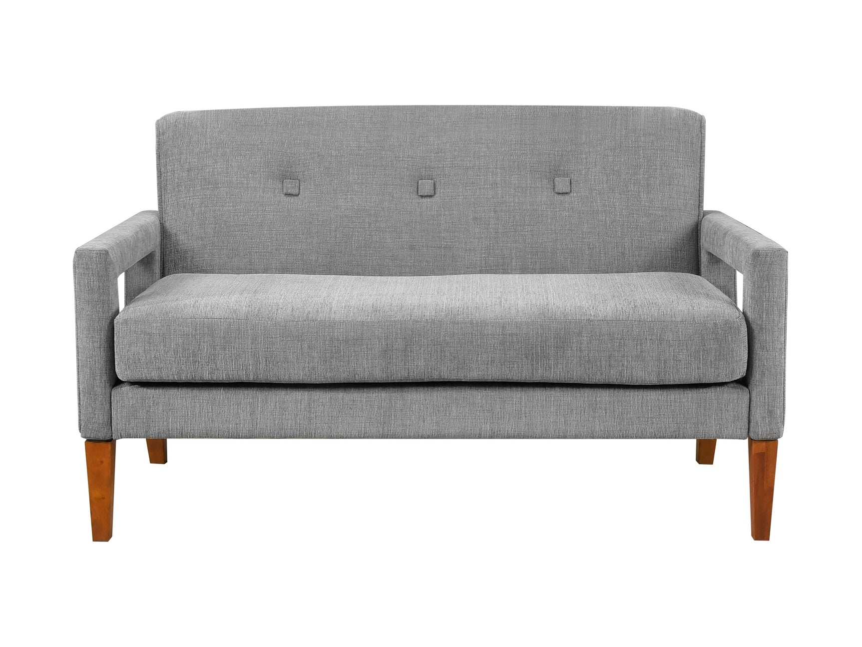 Belfort Gray Loveseat - Ornate Home