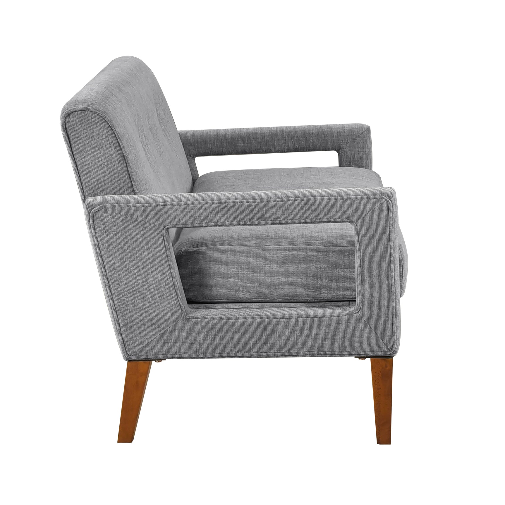 Belfort Gray Loveseat - Ornate Home
