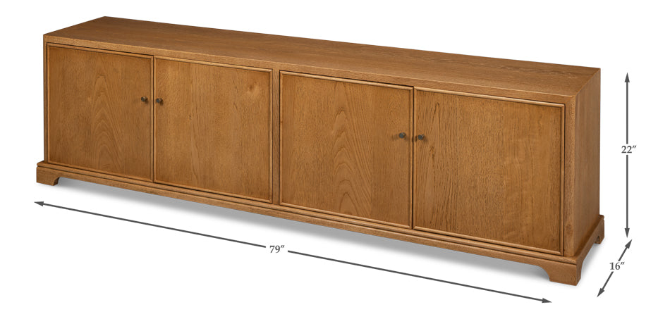 Belgrave Tan Media Console - Ornate Home