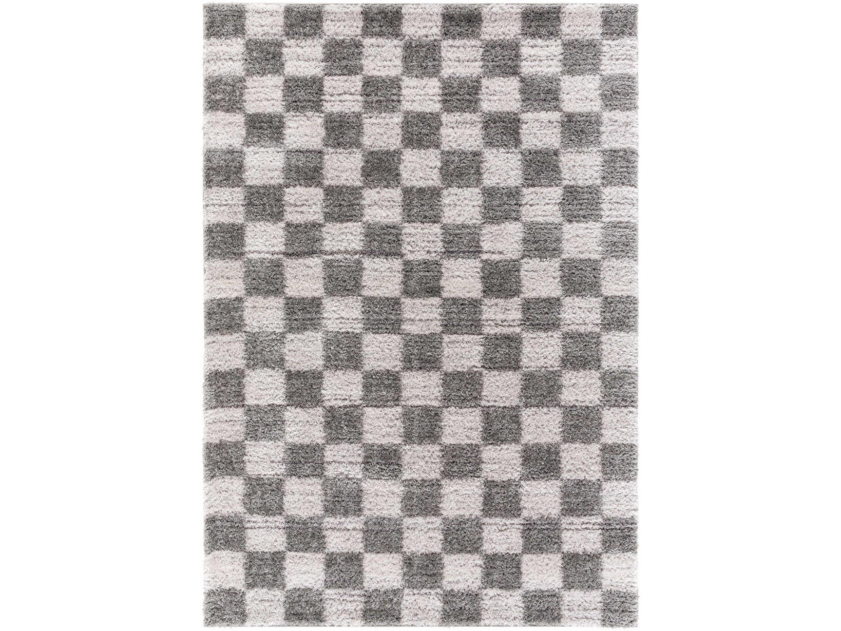 Belita Charcoal Luxe Shag Area Rug - Ornate Home