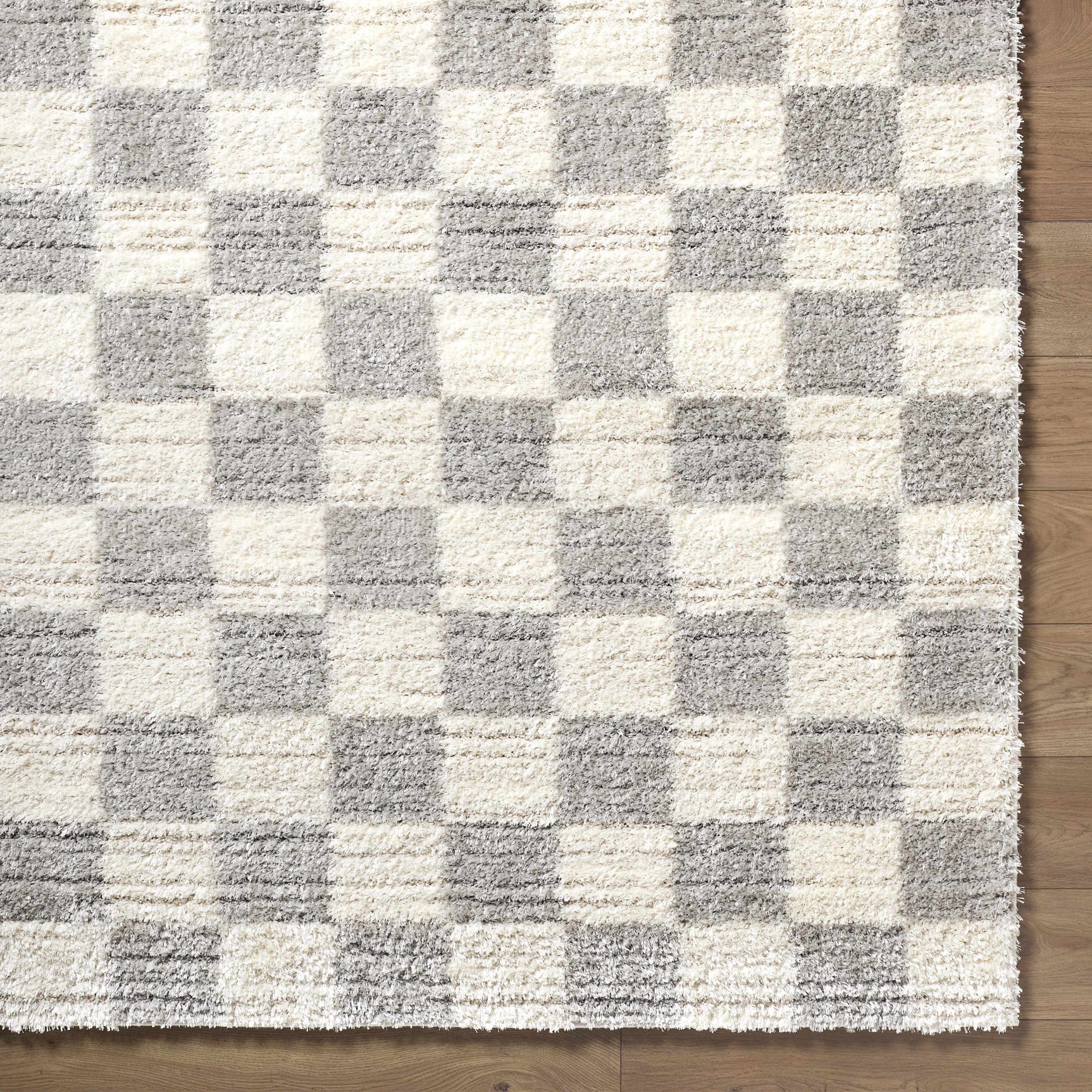 Belita Tan Luxe Shag Area Rug - Ornate Home
