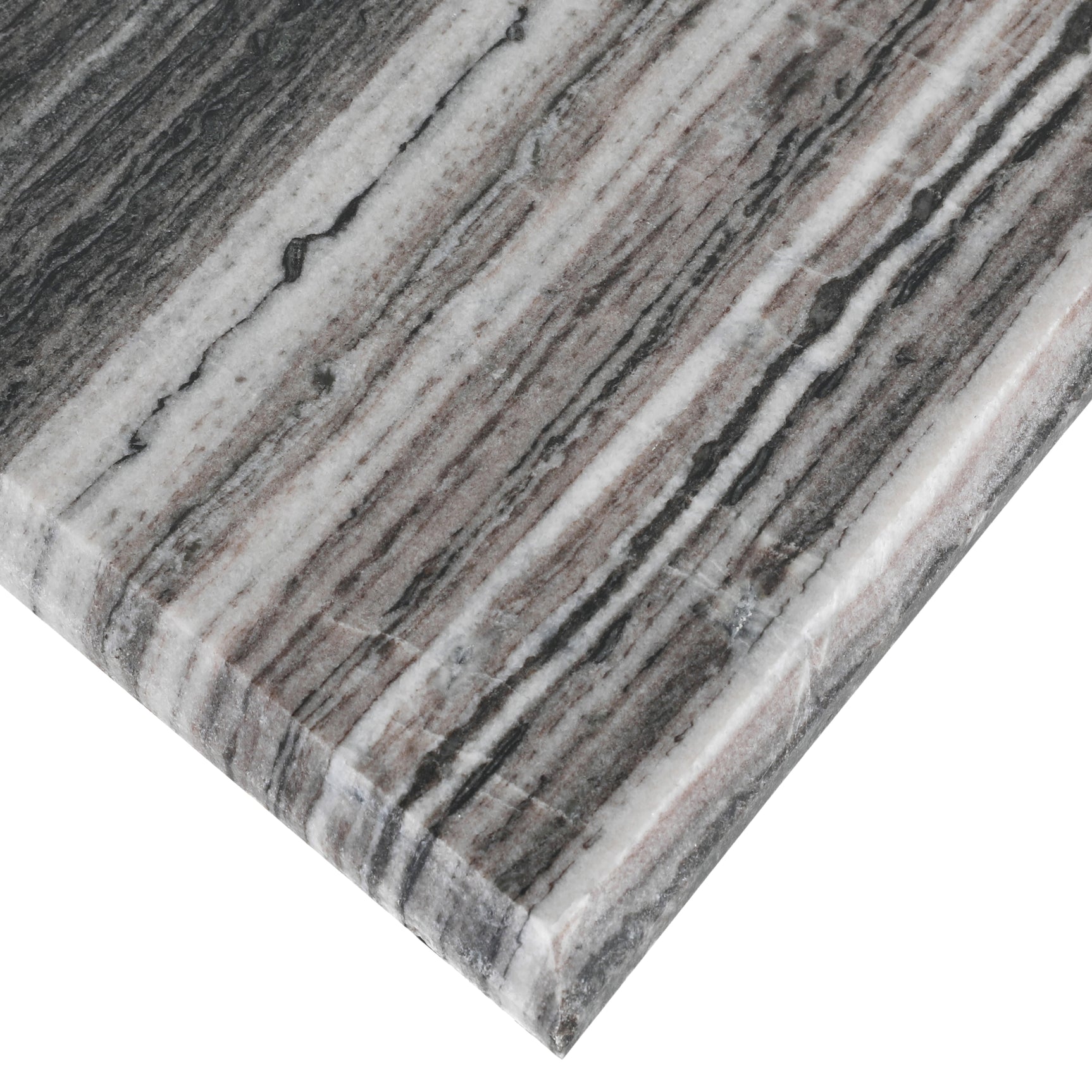 Bella Black Stripe C-Table - Ornate Home