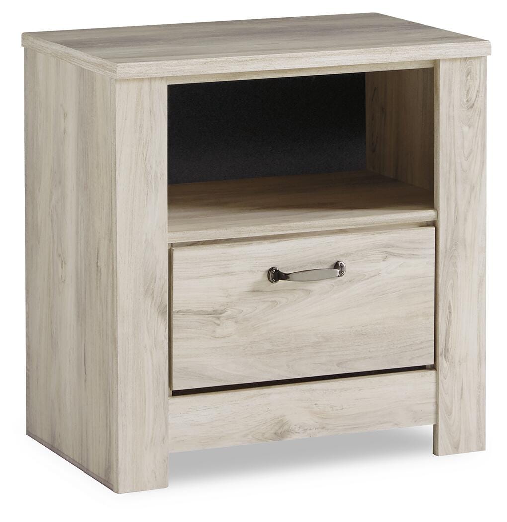 Bellaby Whitewash Queen Panel Headboard, Dresser, Mirror, Chest and 2 Nightstands - Ornate Home