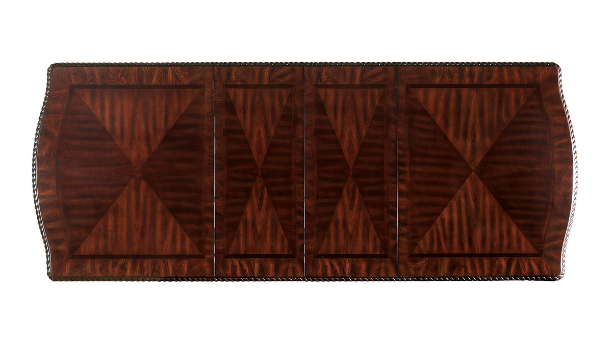Bellagio Brown Cherry Wooden/Leatherette Uph. Dining Room Set / 7-piece - Ornate Home