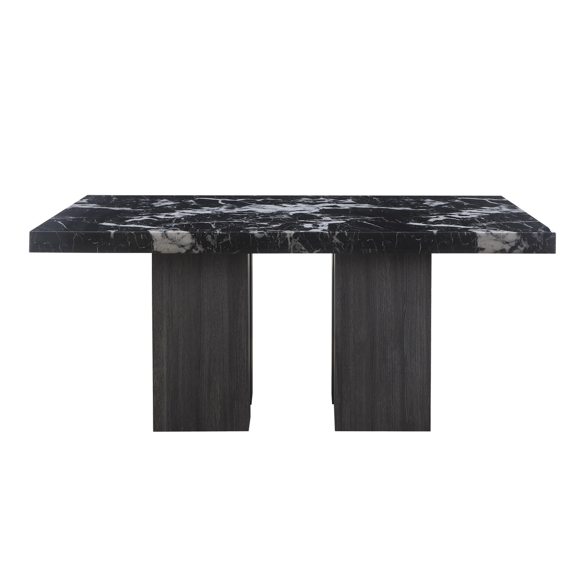 Bellagio Charcoal Dining Table - Ornate Home