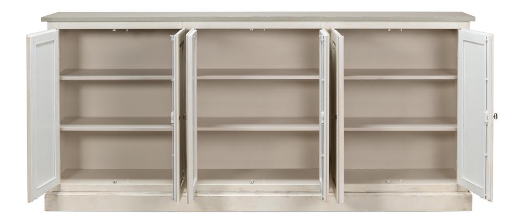 Bellagio White/Grey Sideboard - Ornate Home