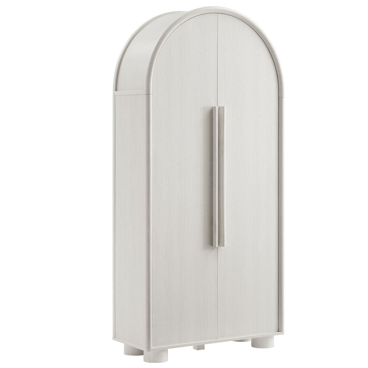 Bellamy Ash Tall Arched Storage Cabinet - Ornate Home