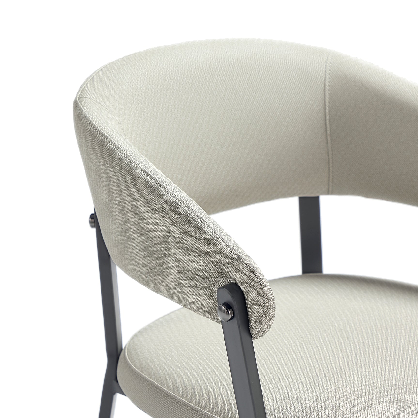 Belle Dining Chair in Oatmeal (set of 2) - Ornate Home