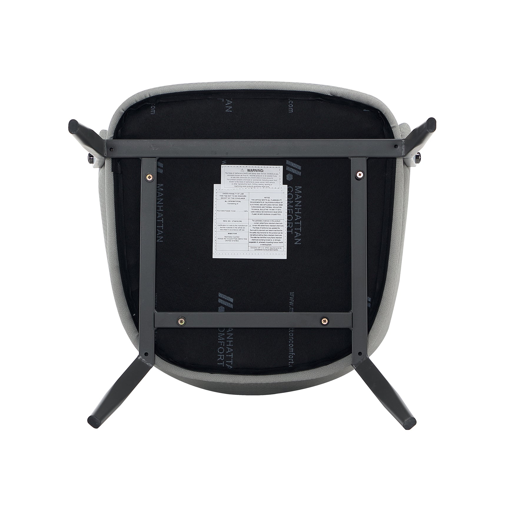 Belle Dining Chair in Stone Grey (set of 4) - Ornate Home