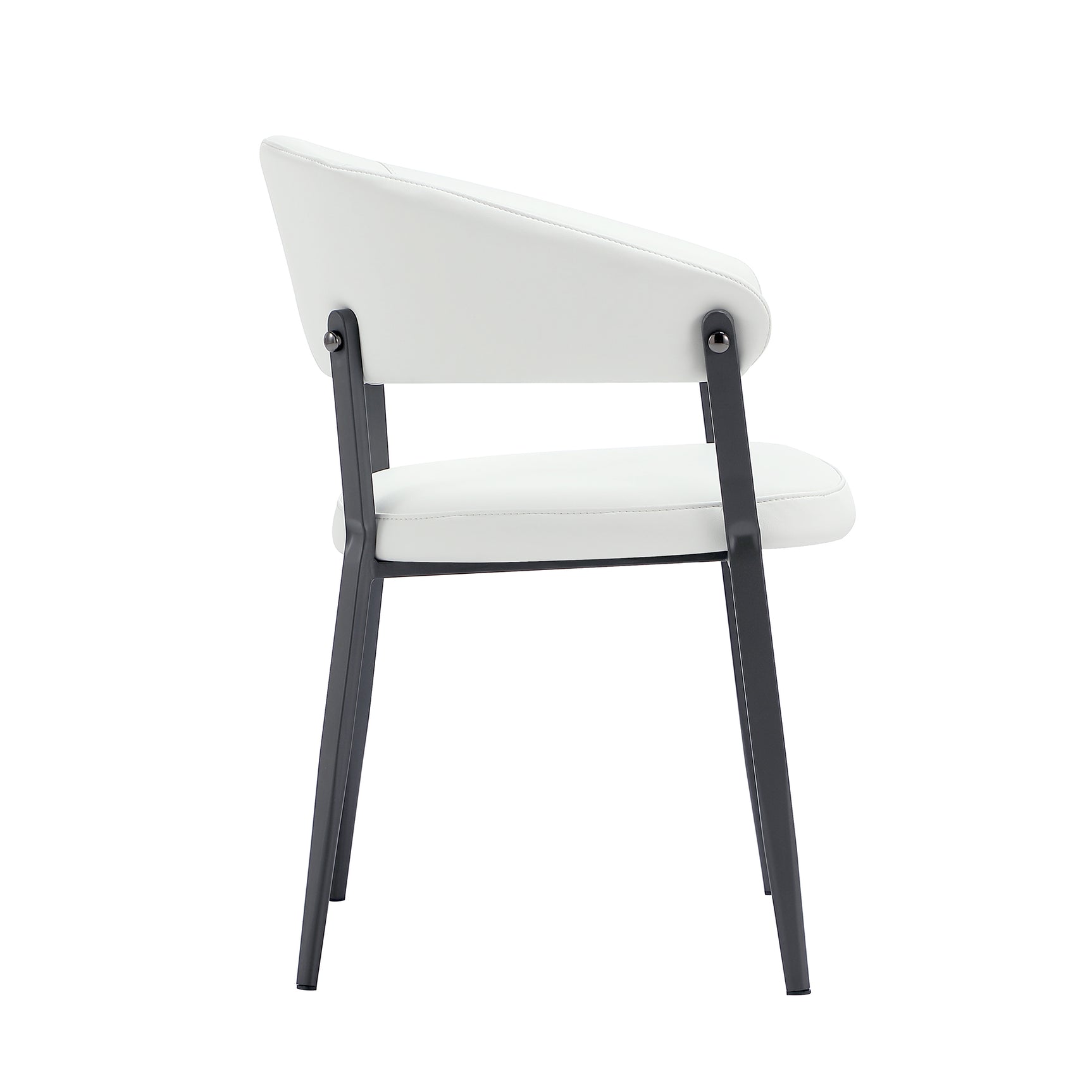Belle Dining Chair in White - Ornate Home