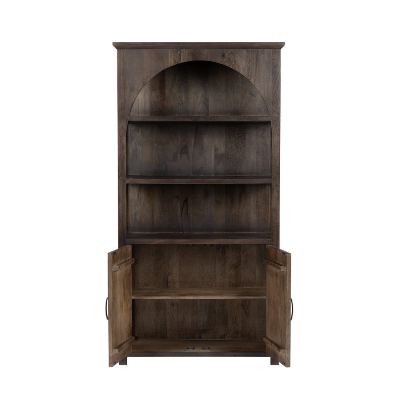 Belmont Brown Bookcase - Ornate Home