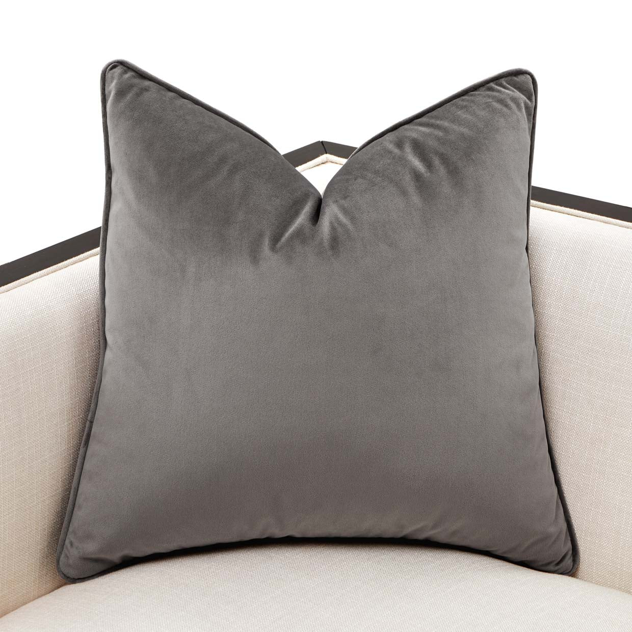 Belmont Place Espresso/Cream Loveseat - Ornate Home