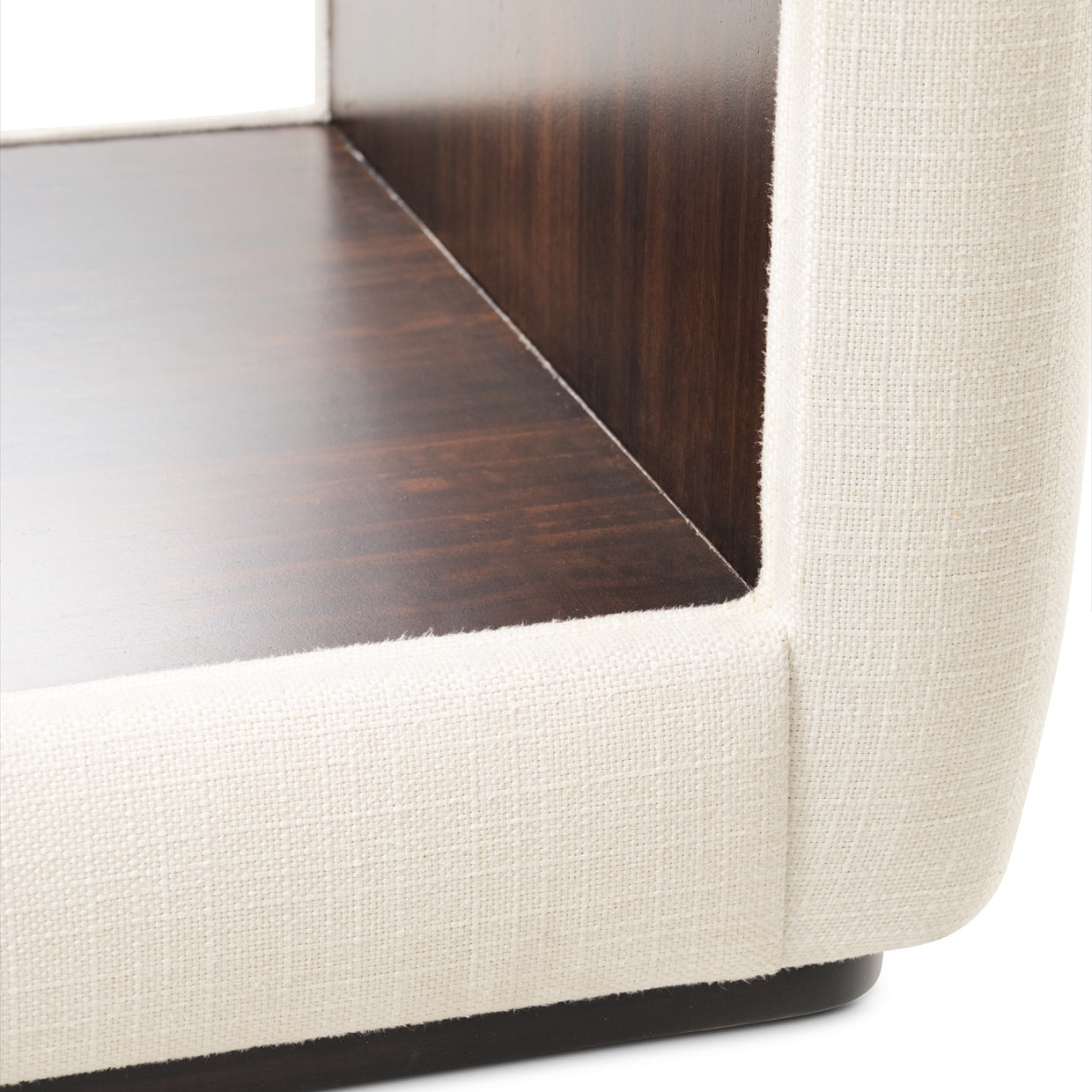 Belmont Place Espresso/Cream Vanity Bench - Ornate Home