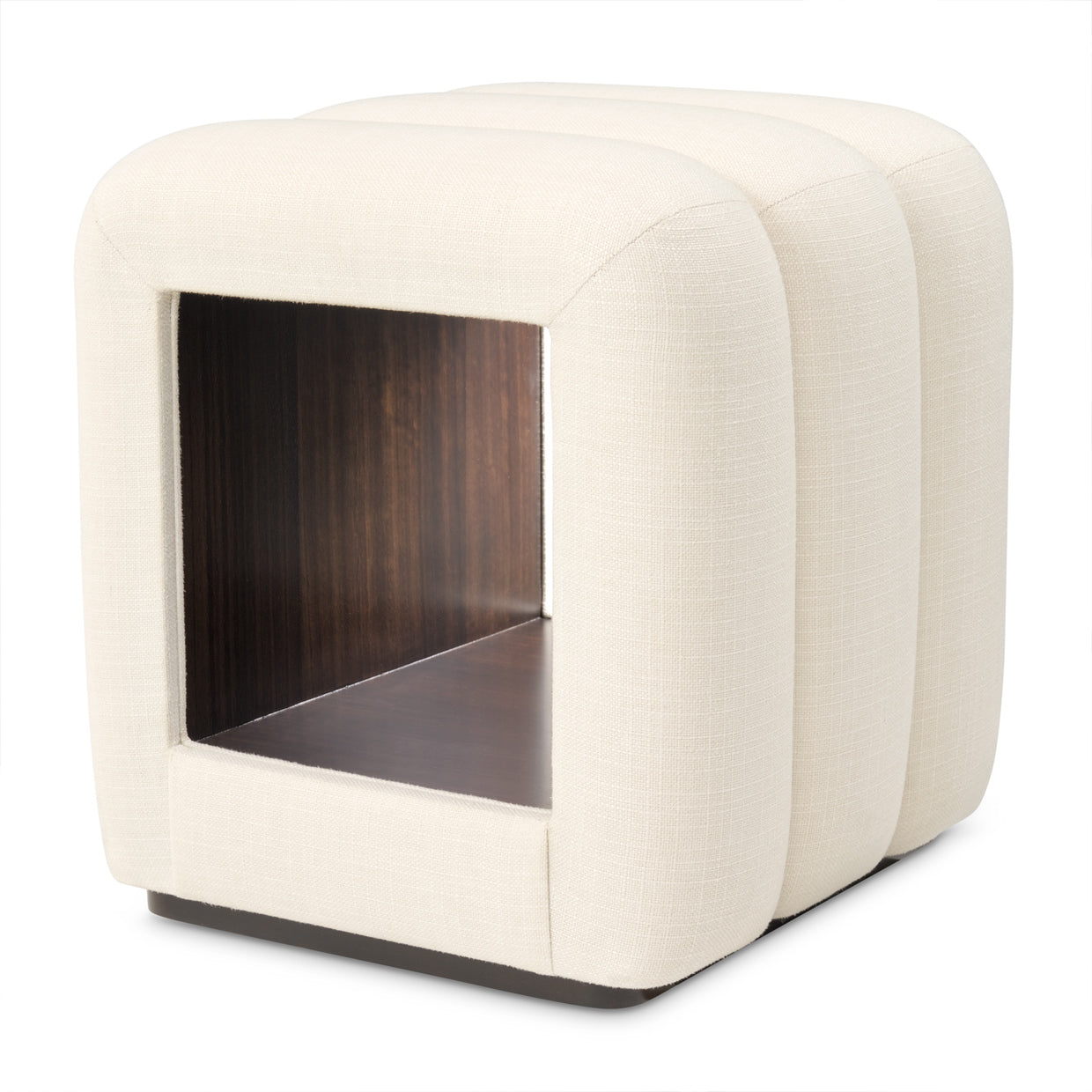 Belmont Place Espresso/Cream Vanity Bench - Ornate Home