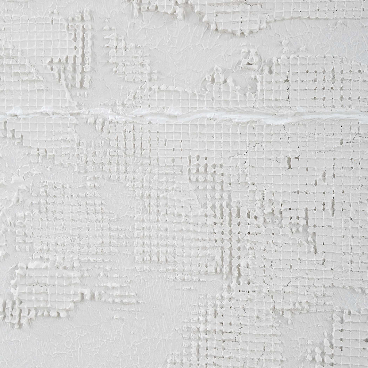 Below The Surface White Abstract Art - Ornate Home