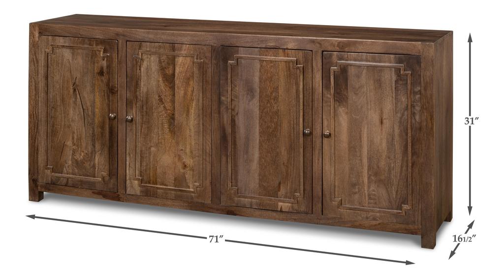 Benedict Brown Sideboard - Ornate Home