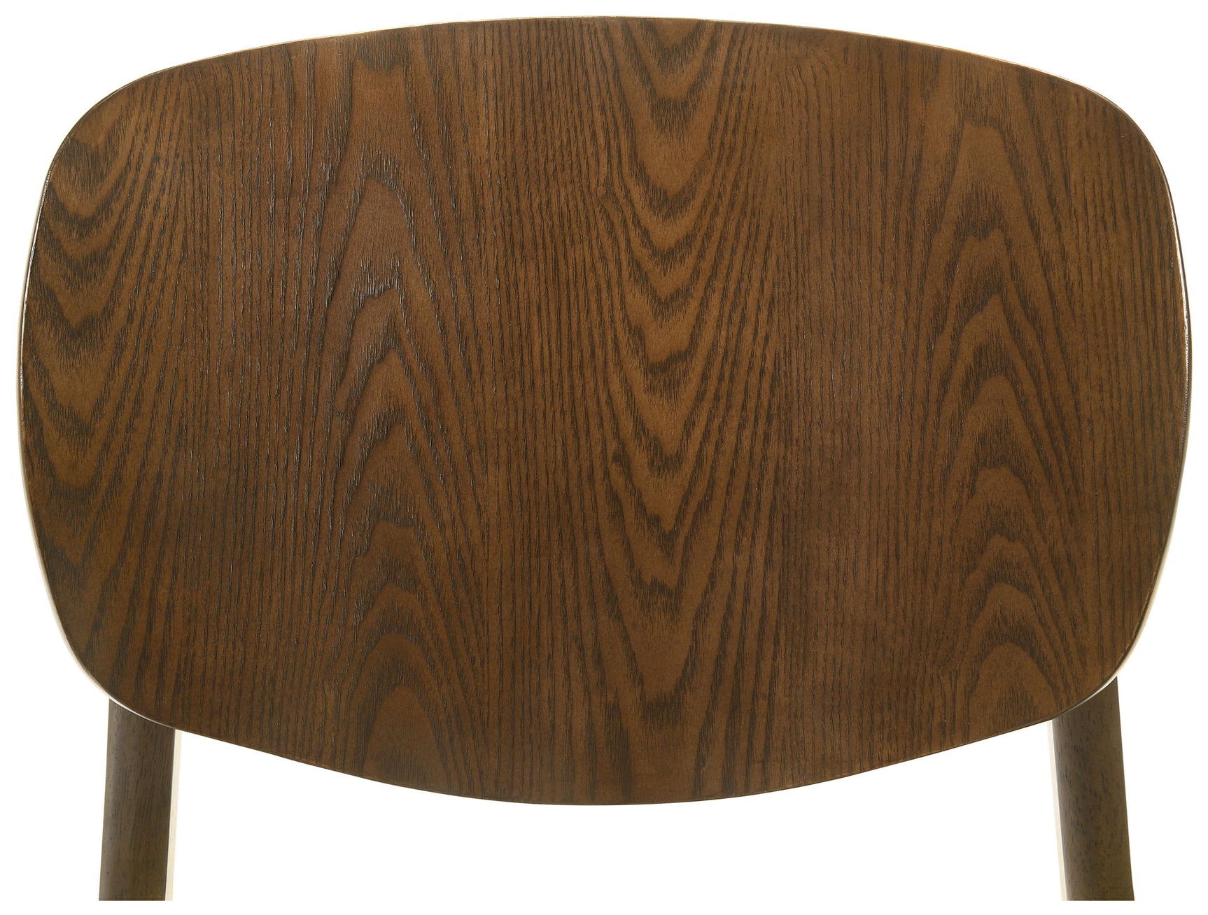 Benford Dark Brown Dining Side Chair Wood Seat (Set of 2) - Ornate Home