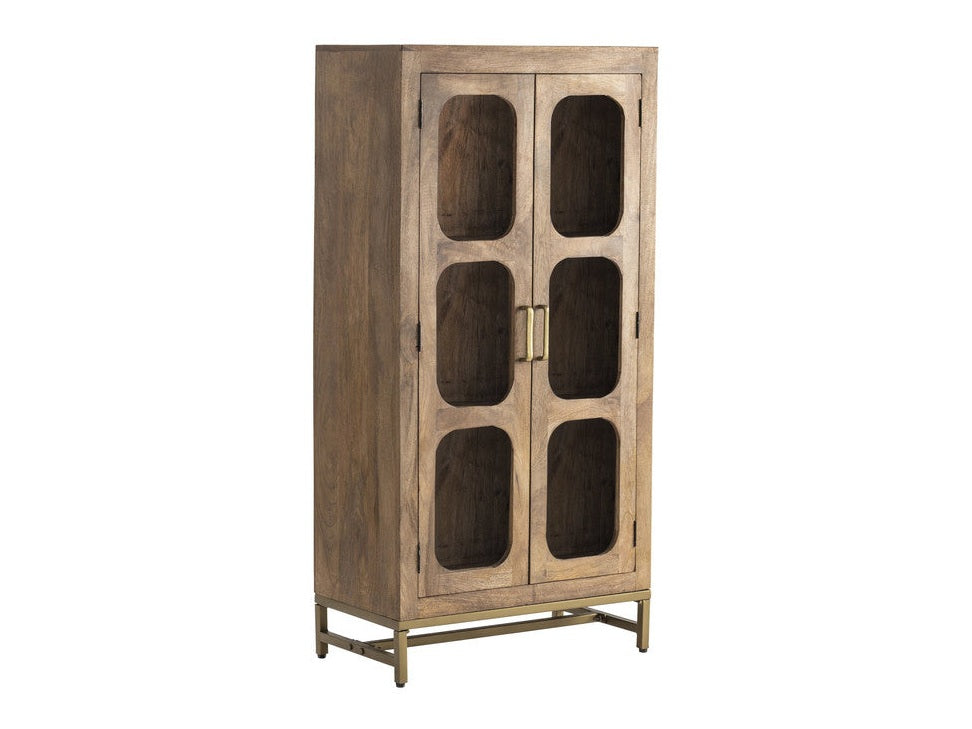 Bengal Manor Brown/Gold Cabinet - Ornate Home