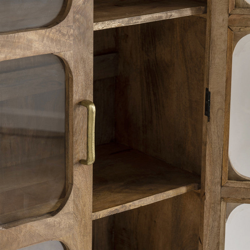 Bengal Manor Brown/Gold Cabinet - Ornate Home