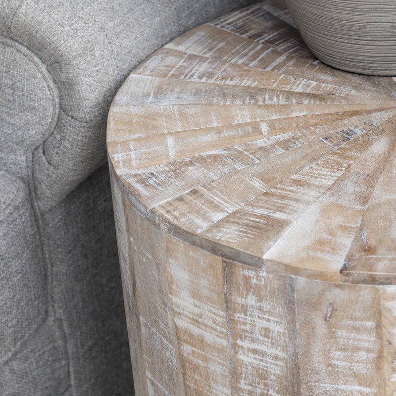 Bengal Manor Tan End Table - Ornate Home