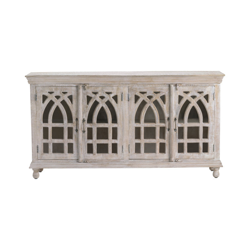 Bengal Manor White Cathedral Sideboard - Ornate Home