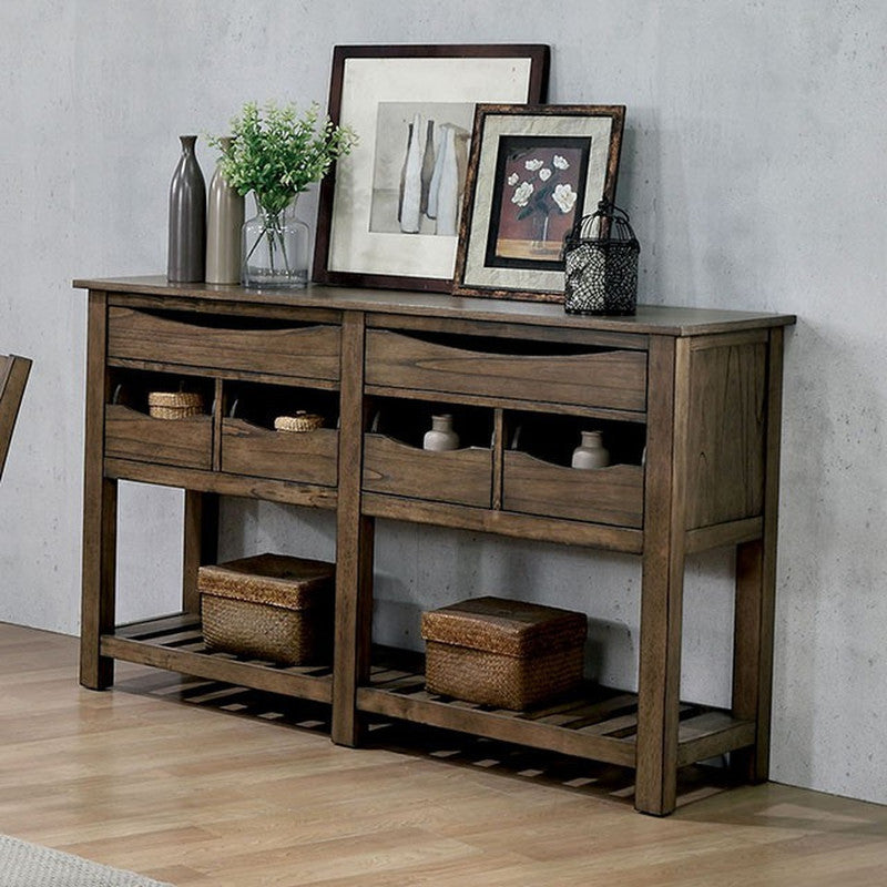 Benllech Light Oak Server - Ornate Home