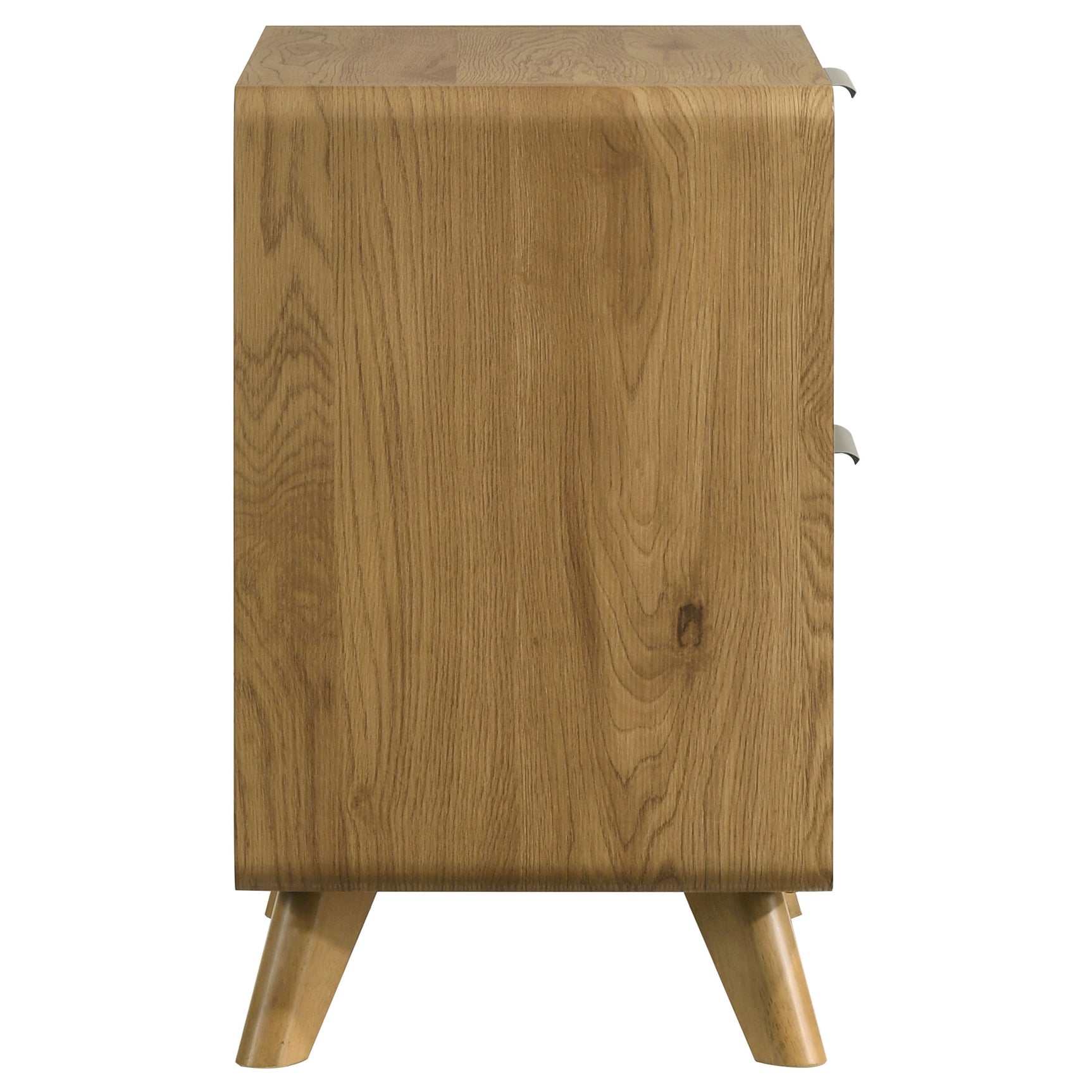 Bennett Light Oak 2-drawer Bedroom Nightstand Bedside Table - Ornate Home