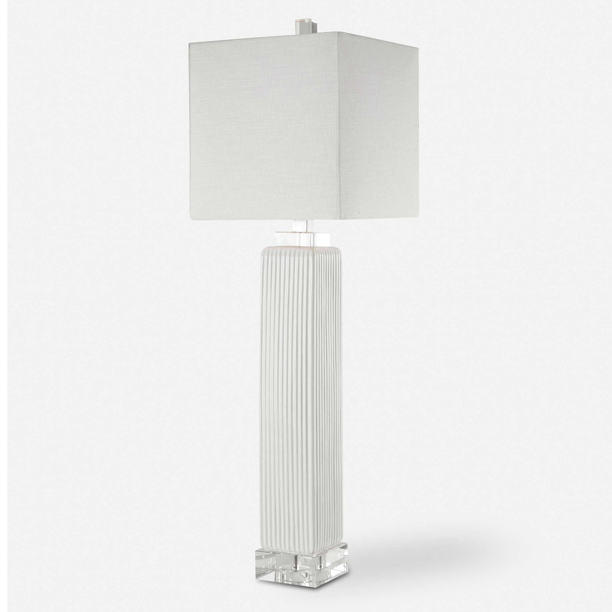 Bennett White Buffet Lamp - Ornate Home