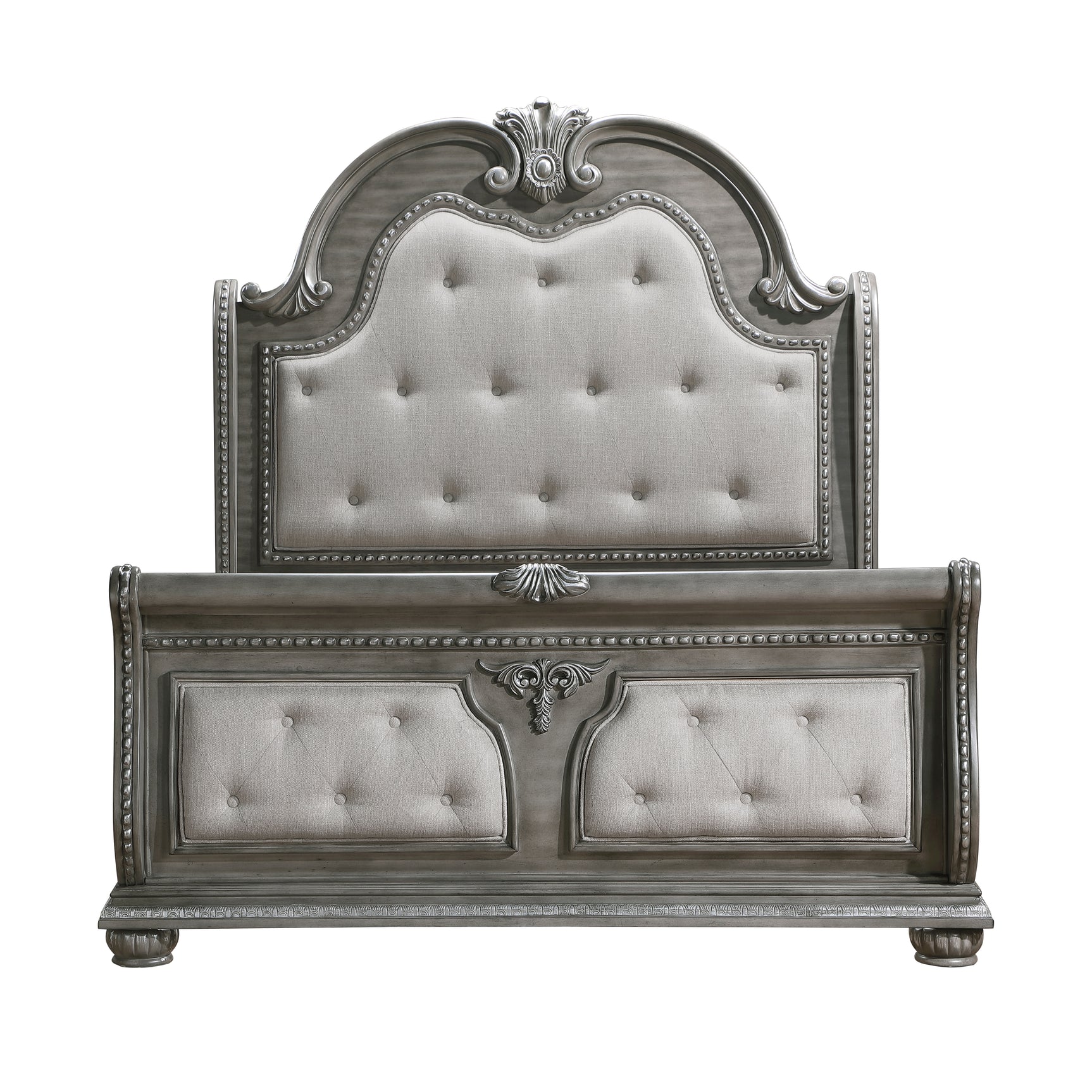 Bennington Gray 5-Piece Queen Bedroom Set - Ornate Home