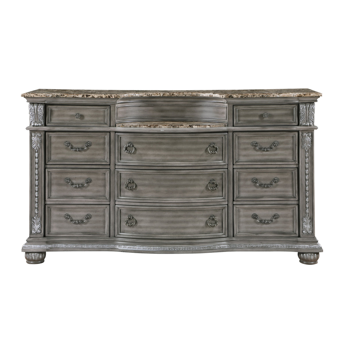Bennington Gray 4-Piece Queen Bedroom Set - Ornate Home