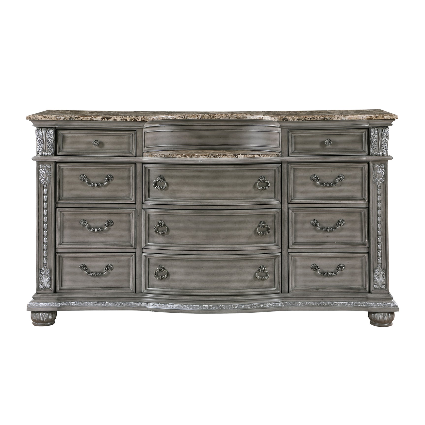 Bennington Gray 5-Piece Queen Bedroom Set - Ornate Home