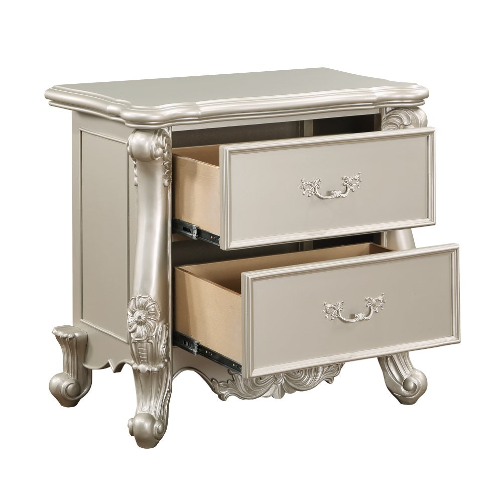 Bently Champagne Nightstand - Ornate Home