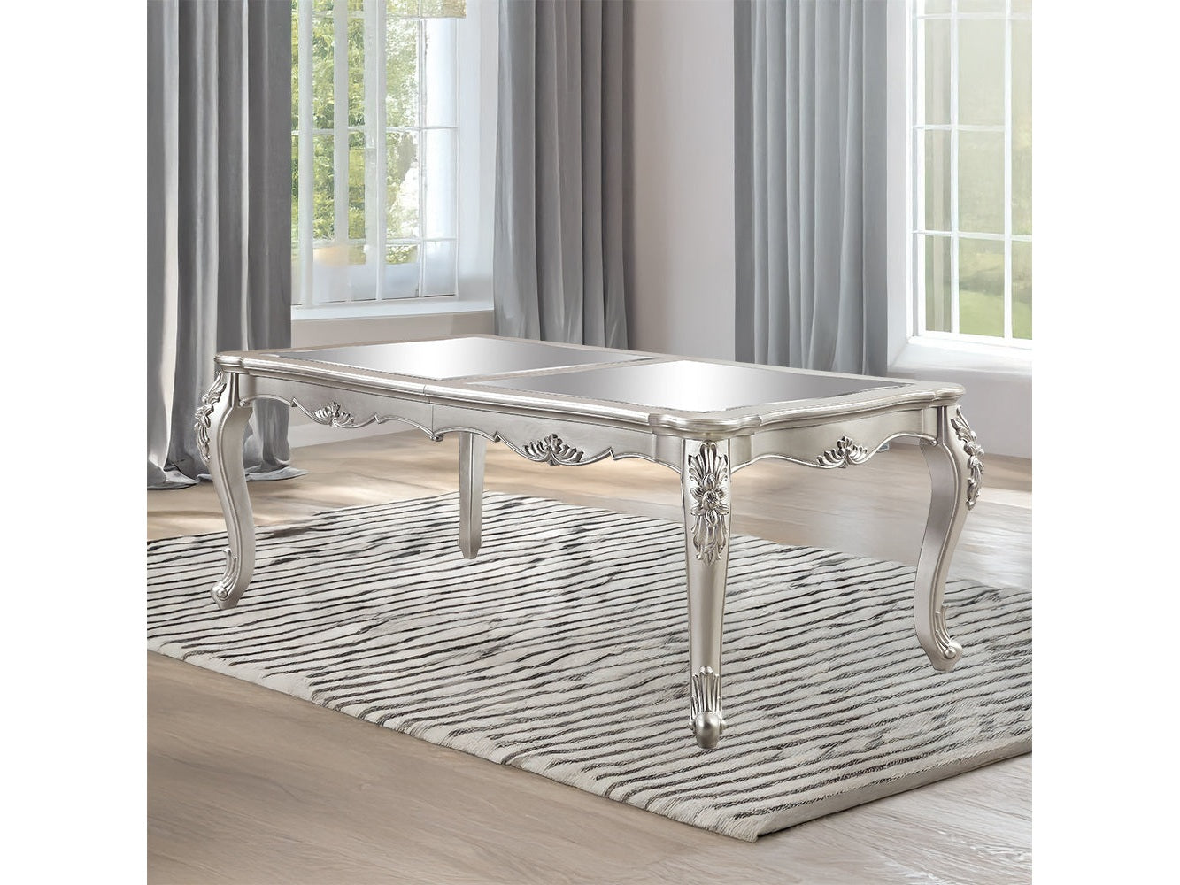 Bently Four Legs Dining Table - Ornate Home