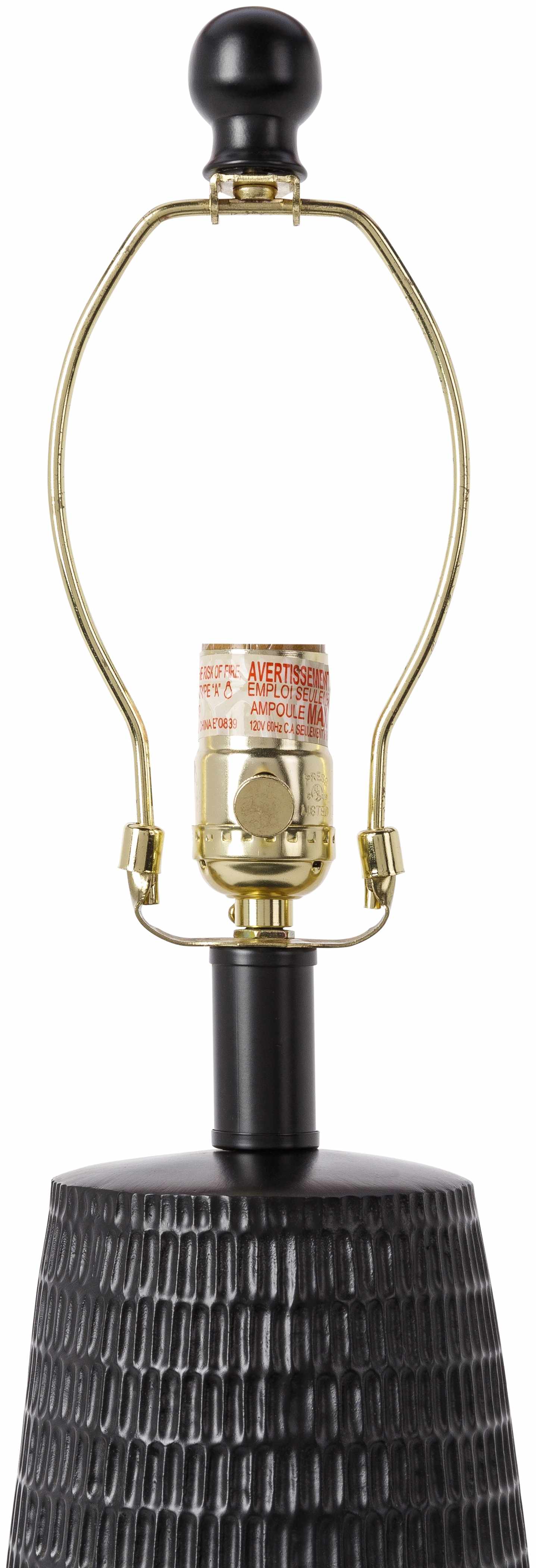Berehomet Black Table Lamp - Ornate Home