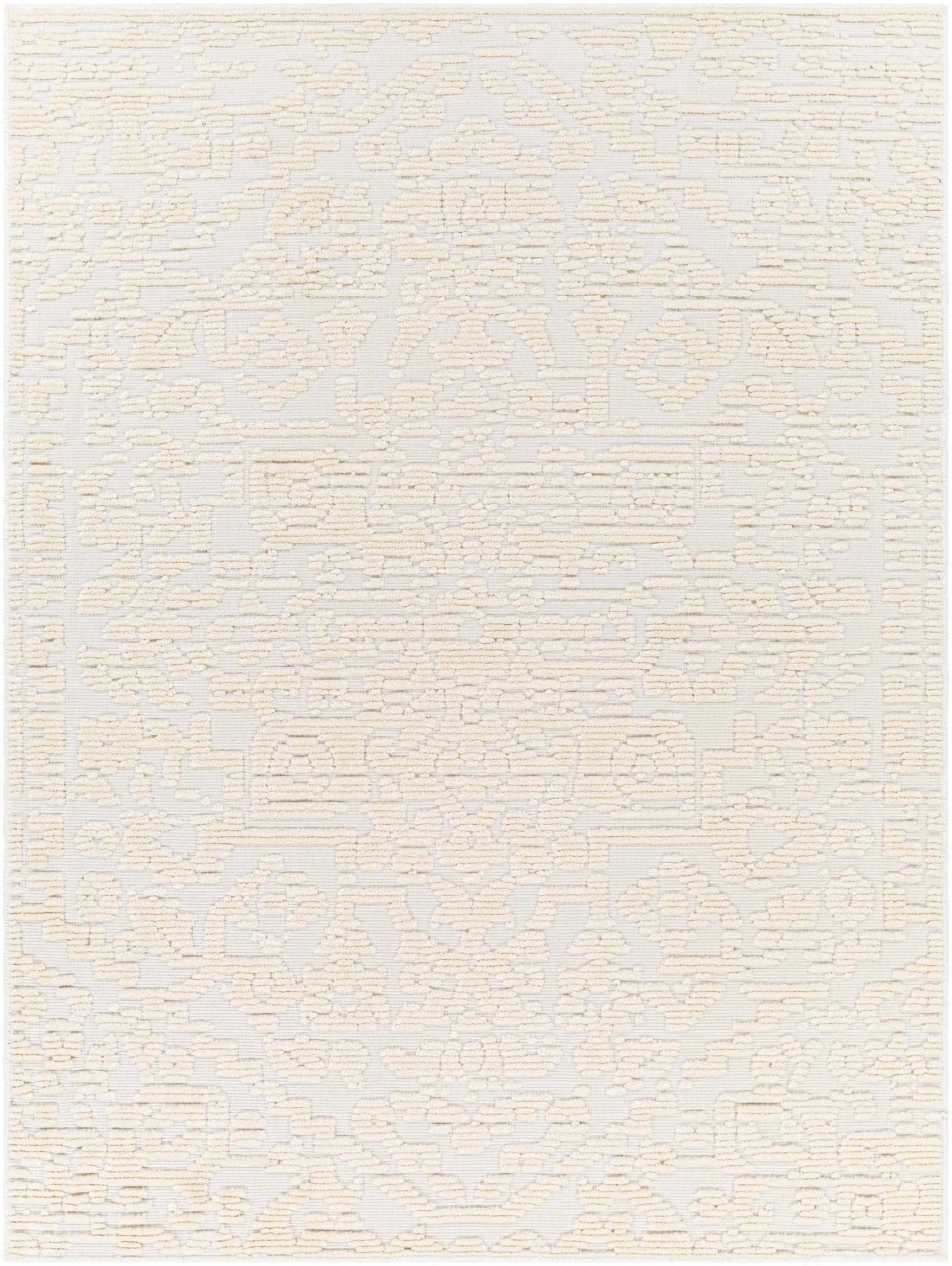 Beren Cream Washable Area Rug - Clearance - Ornate Home