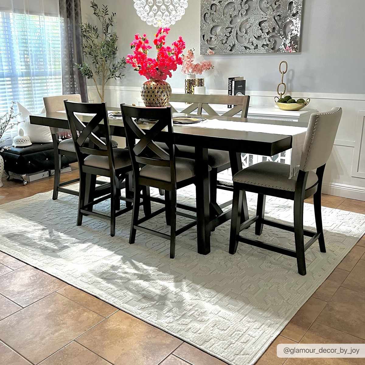 Beren Cream Washable Area Rug - Clearance - Ornate Home