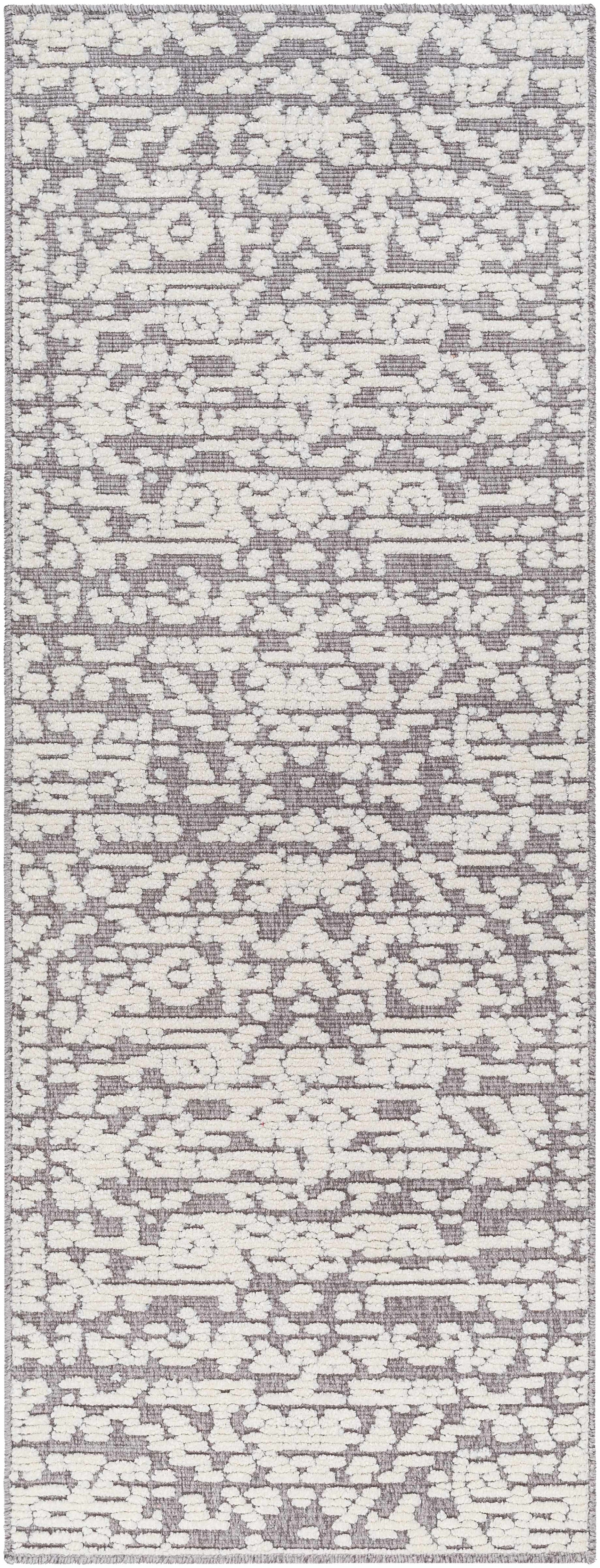 Beren Gray Washable Area Rug - Clearance - Ornate Home