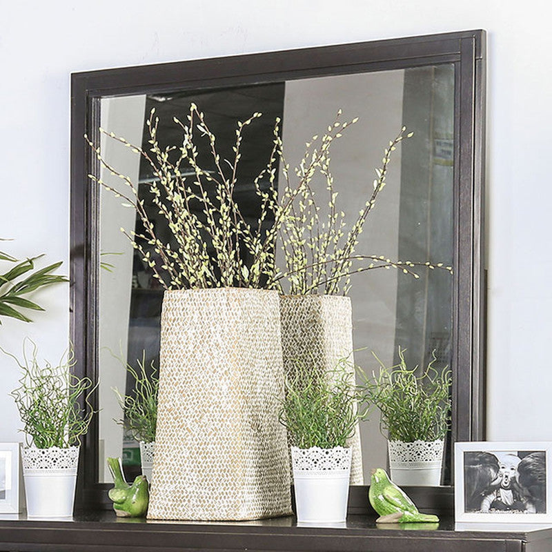 Berenice Espresso Mirror - Ornate Home