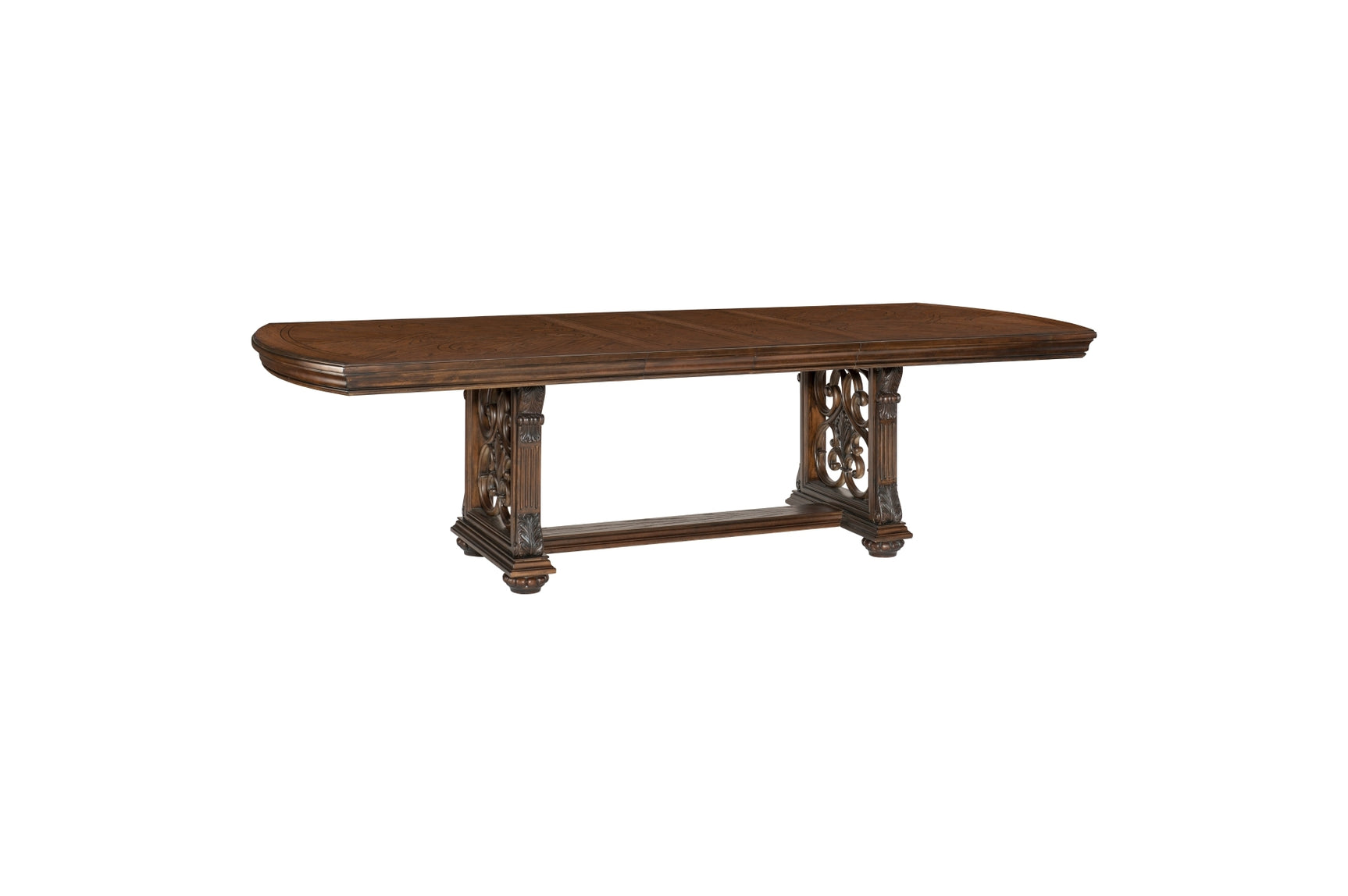 Bergen Dark Oak/Brown 7-Piece Dining Table Set - Ornate Home