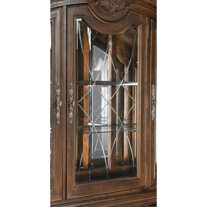 Bergen Dark Oak Buffet & Hutch - Ornate Home