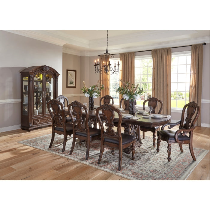 Bergen Dark Oak Dining Table - Ornate Home