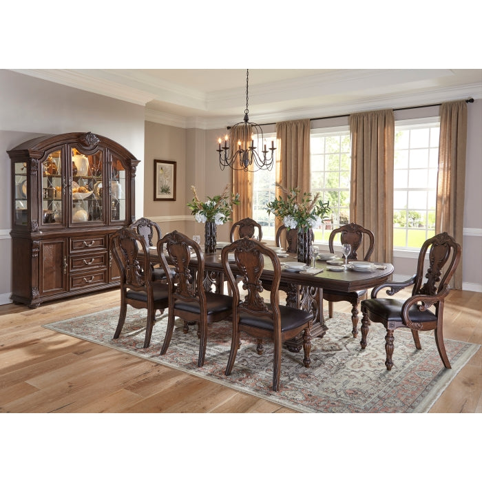 Bergen Dark Oak Dining Table - Ornate Home