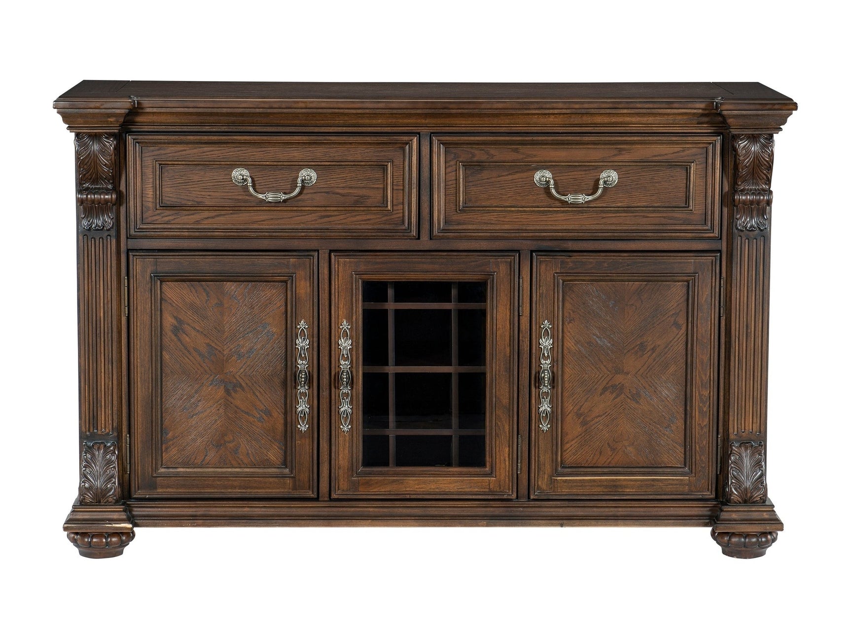 Bergen Dark Oak Server - Ornate Home