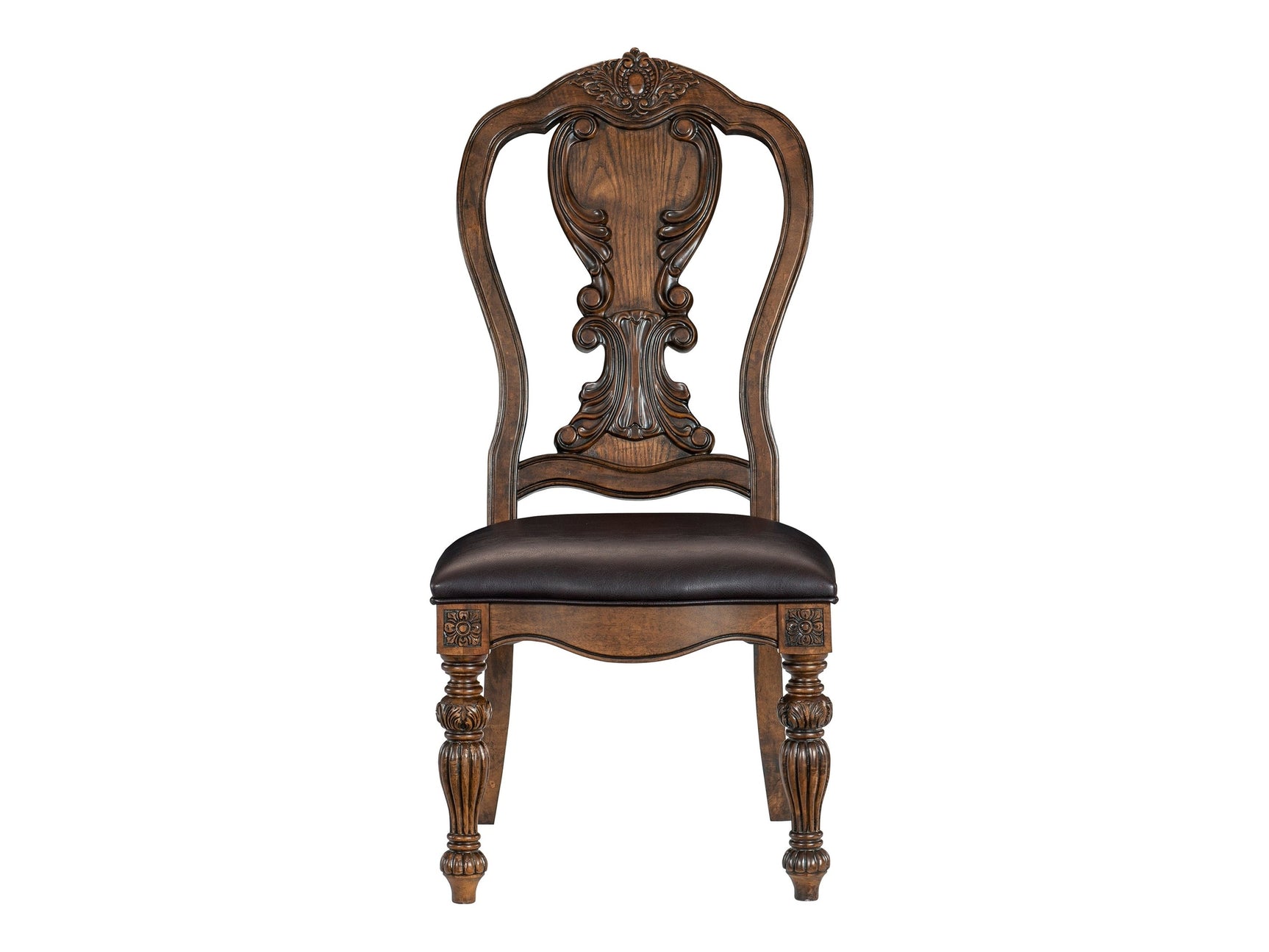 Bergen Dark Oak Side Chair (Set of 2) - Ornate Home