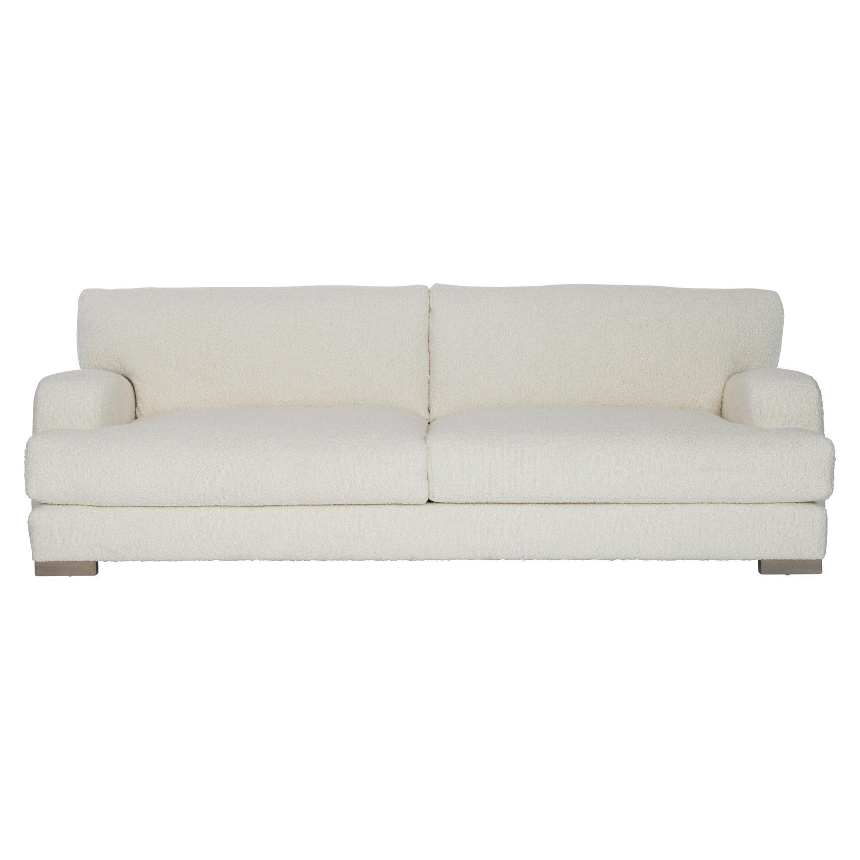 Berkeley White/Cream Fabric Sofa - Ornate Home
